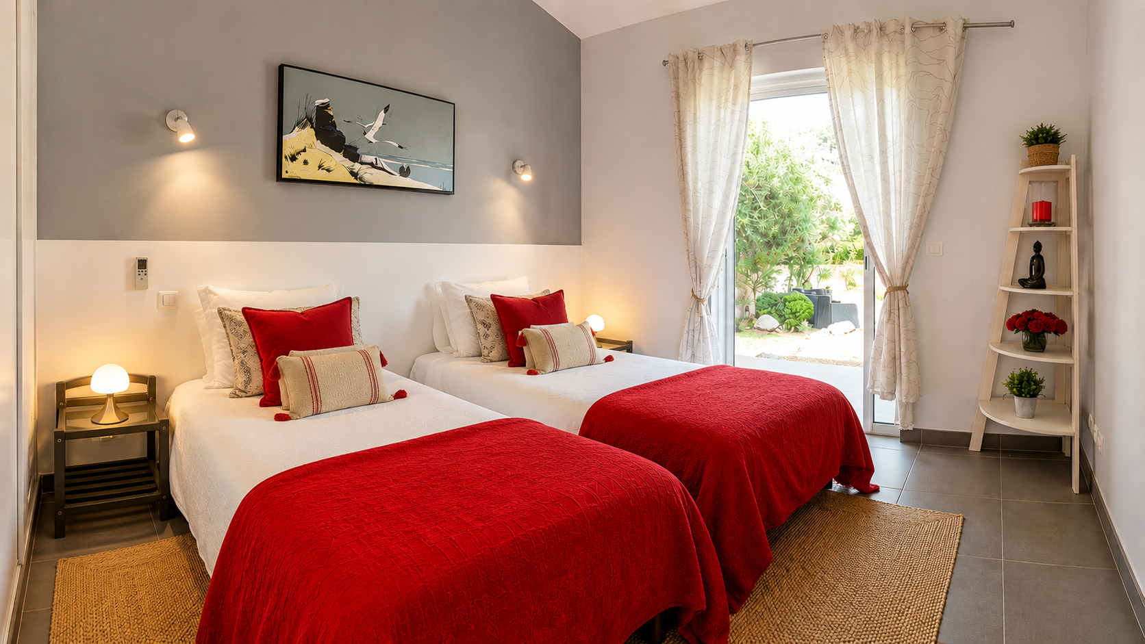 Chambre twin Villa Casamirafio
